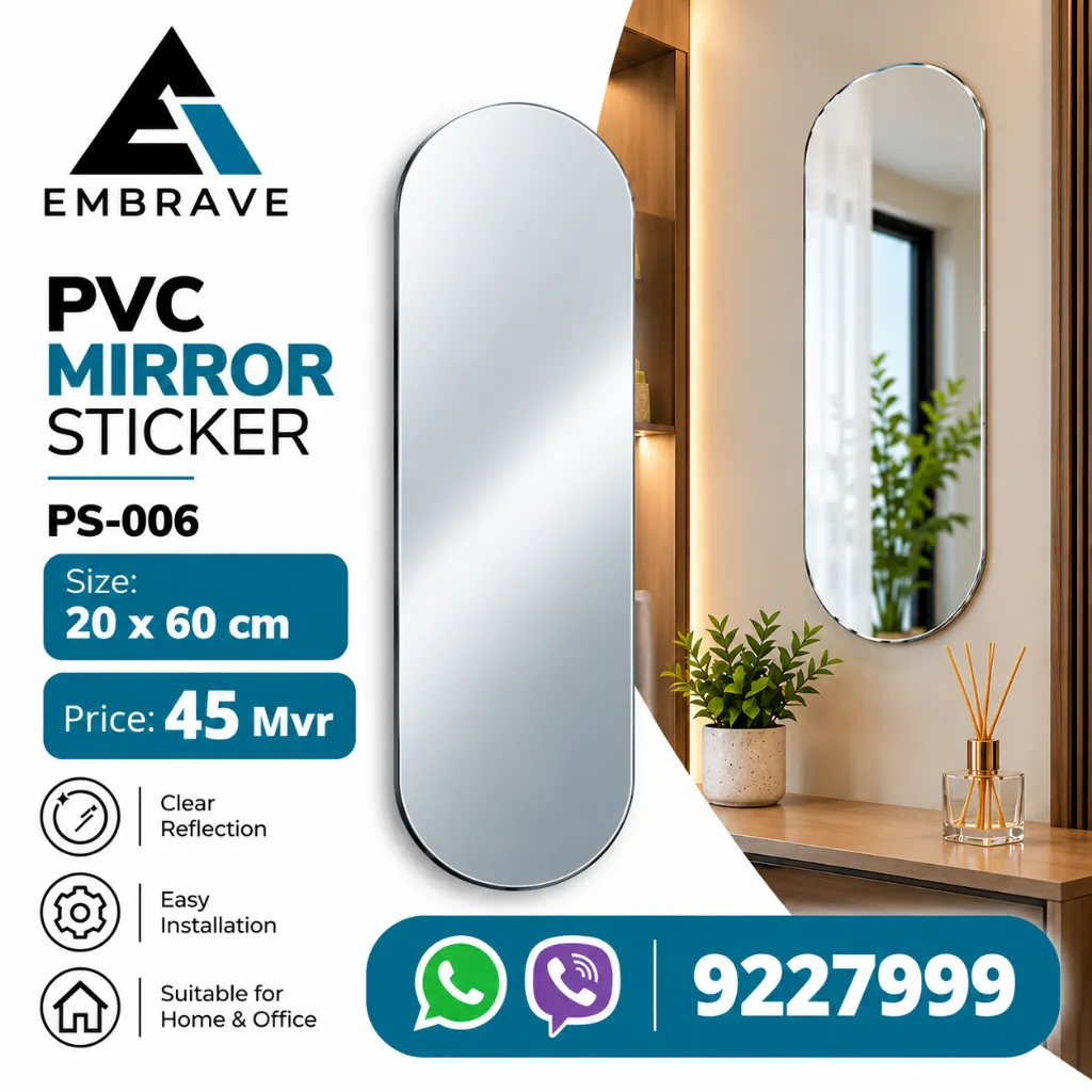 PVC Mirror Sticker Advertisement.webp