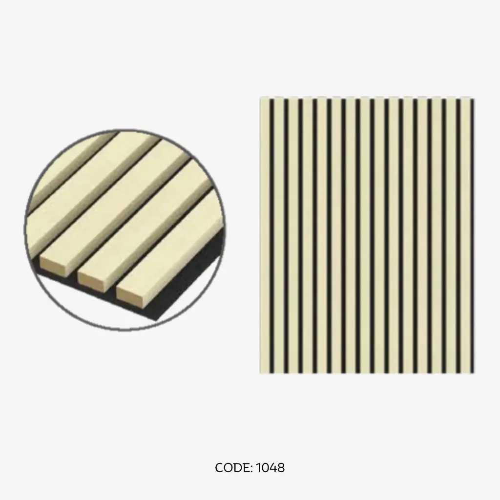 [1048] PVC Acoustic panel 21x320x2900mm - H361