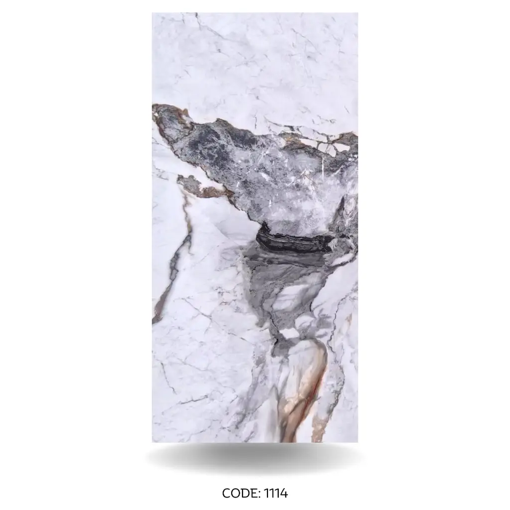 [1114] UV Marble Sheet 1220x2800mm 4ftx9ft 3mm - 1114