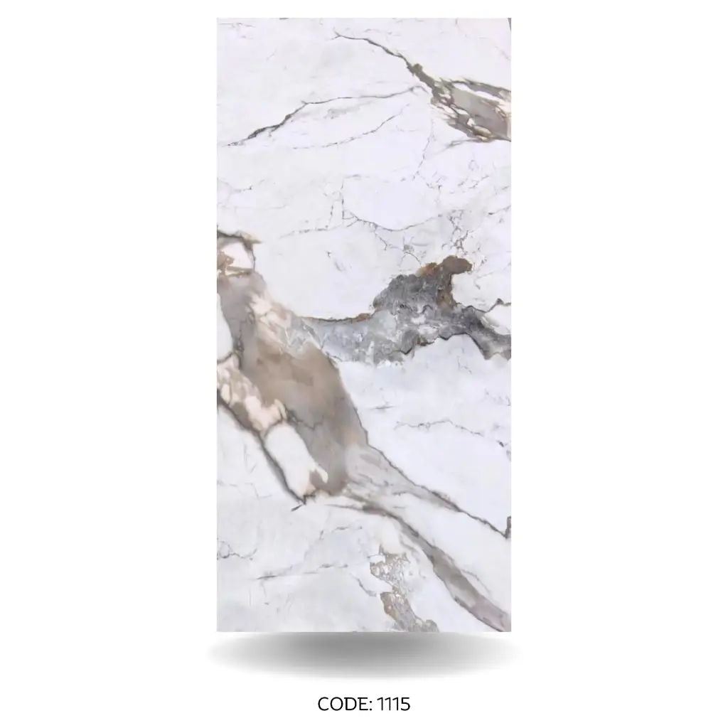 [1115] UV Marble Sheet 1220x2800mm 4ftx9ft 3mm - 1115
