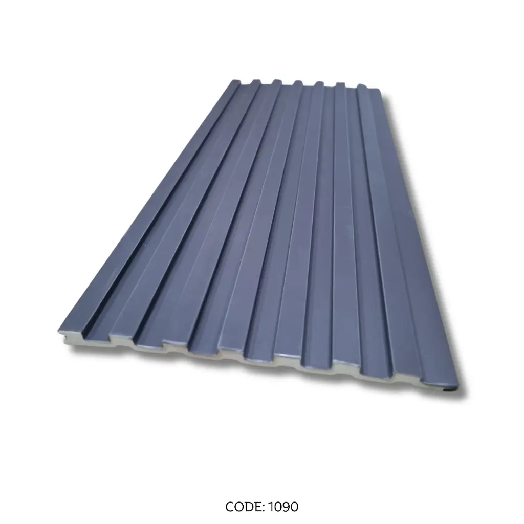 WPC wall panel 16cm x 2.9mtr Grey - 1090