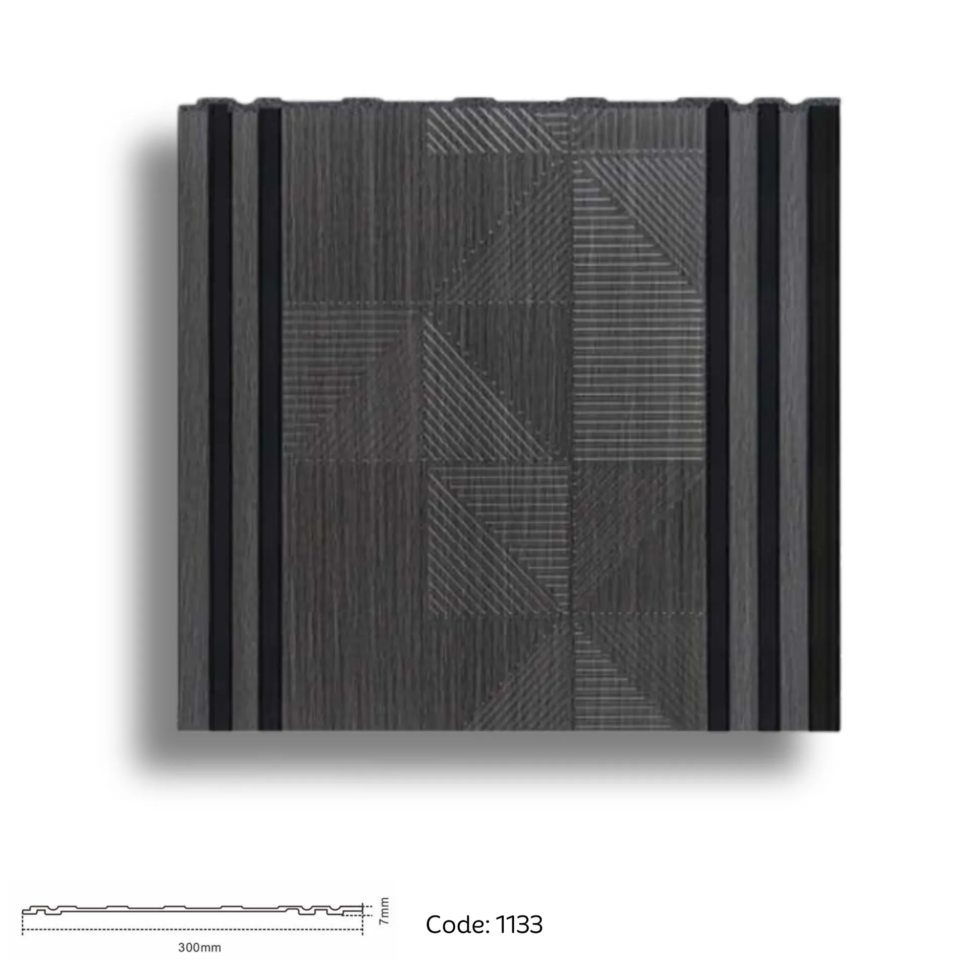 [1133] WPC Wall Panel 300x7x2900mm - 1133