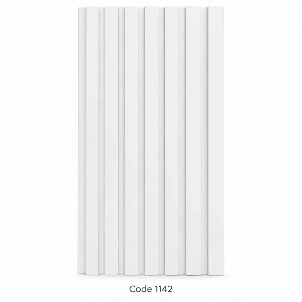 [1142] WPC Wall Panel 200x10x2900mm - 1142 White