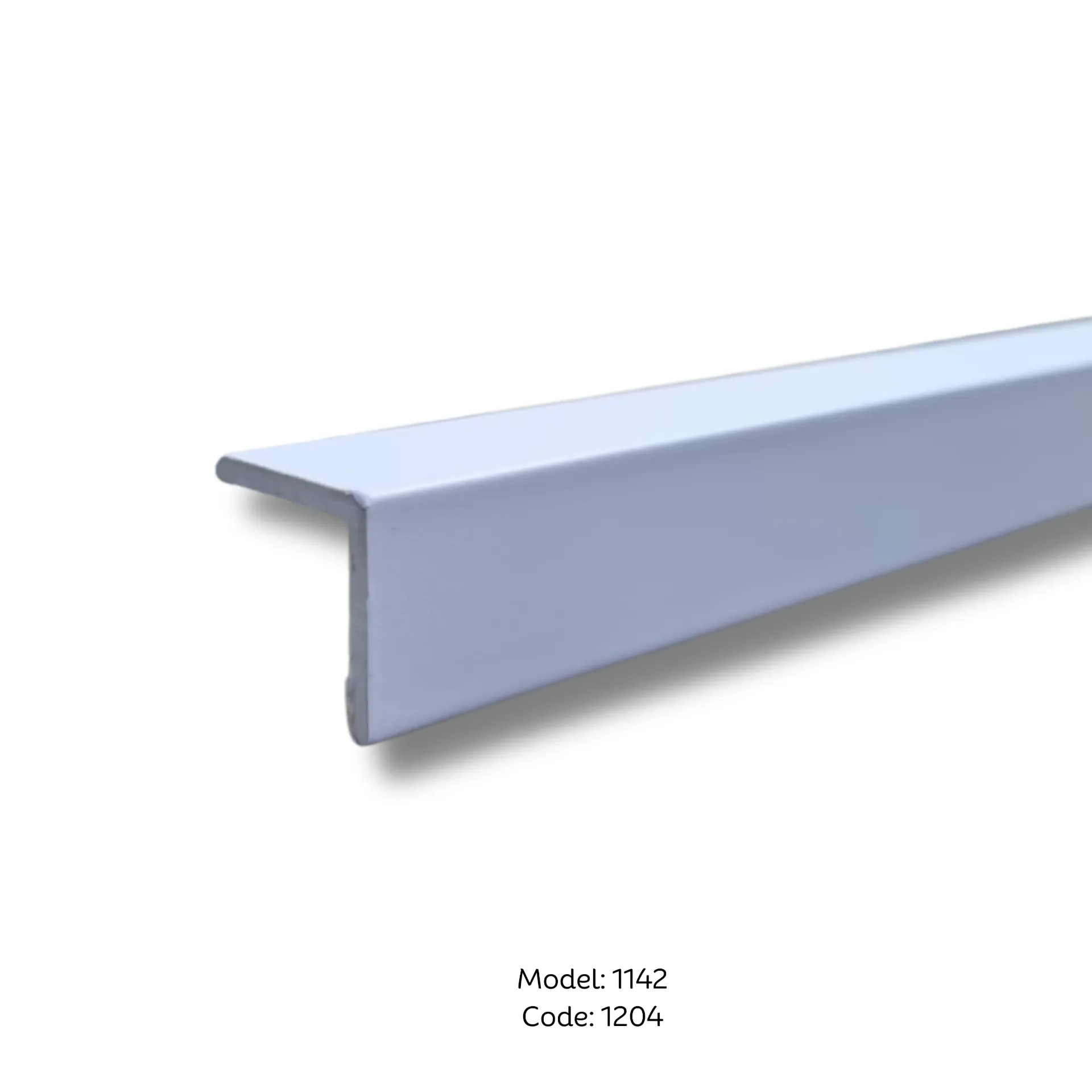 [1204] Wall Panel Border 25x25x2900mm Plain white [1142]