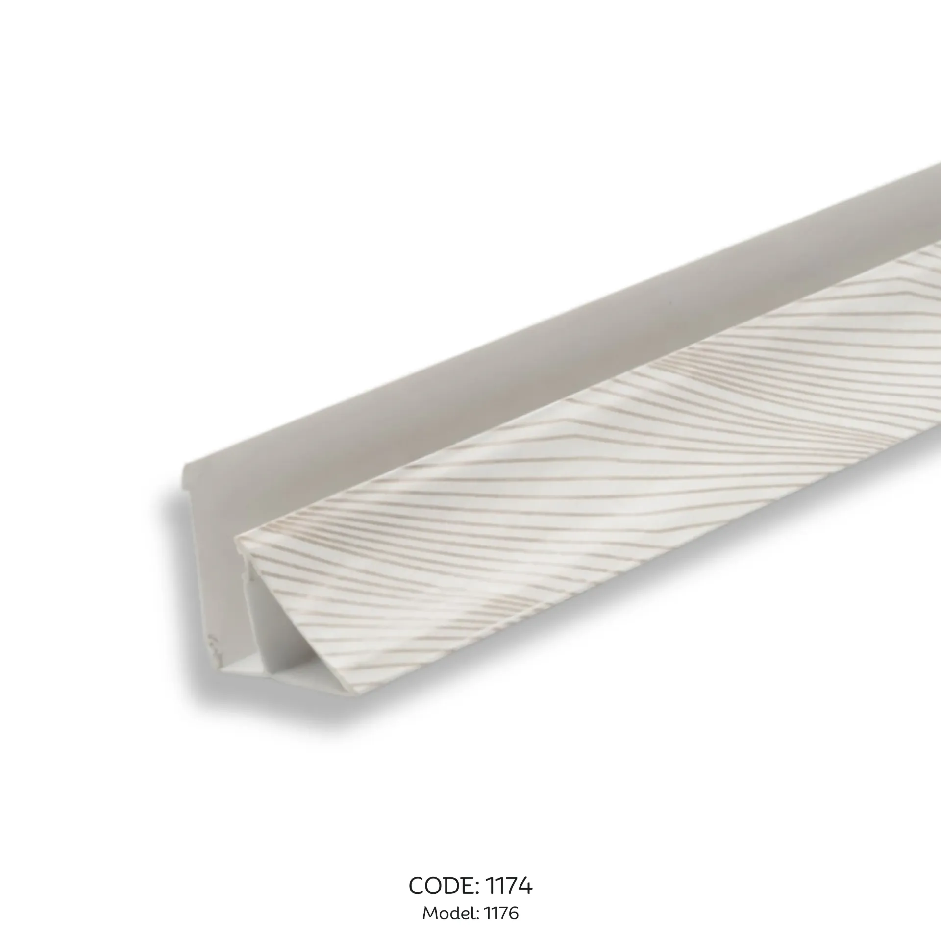 Pvc ceiling side border 8mmx5.8mtr - 1174