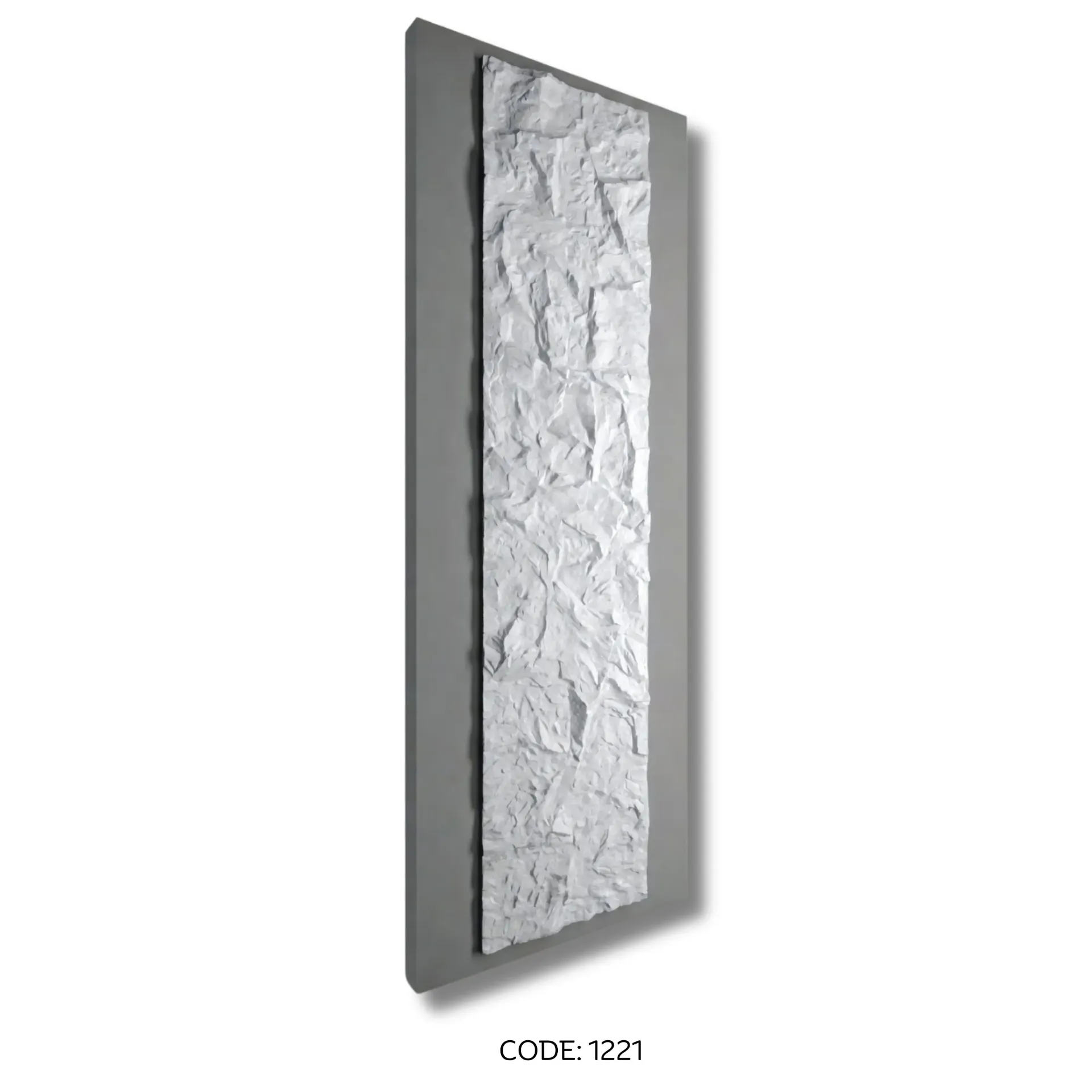 [1221] PU Stone 2900x600x25mm K002-1 White