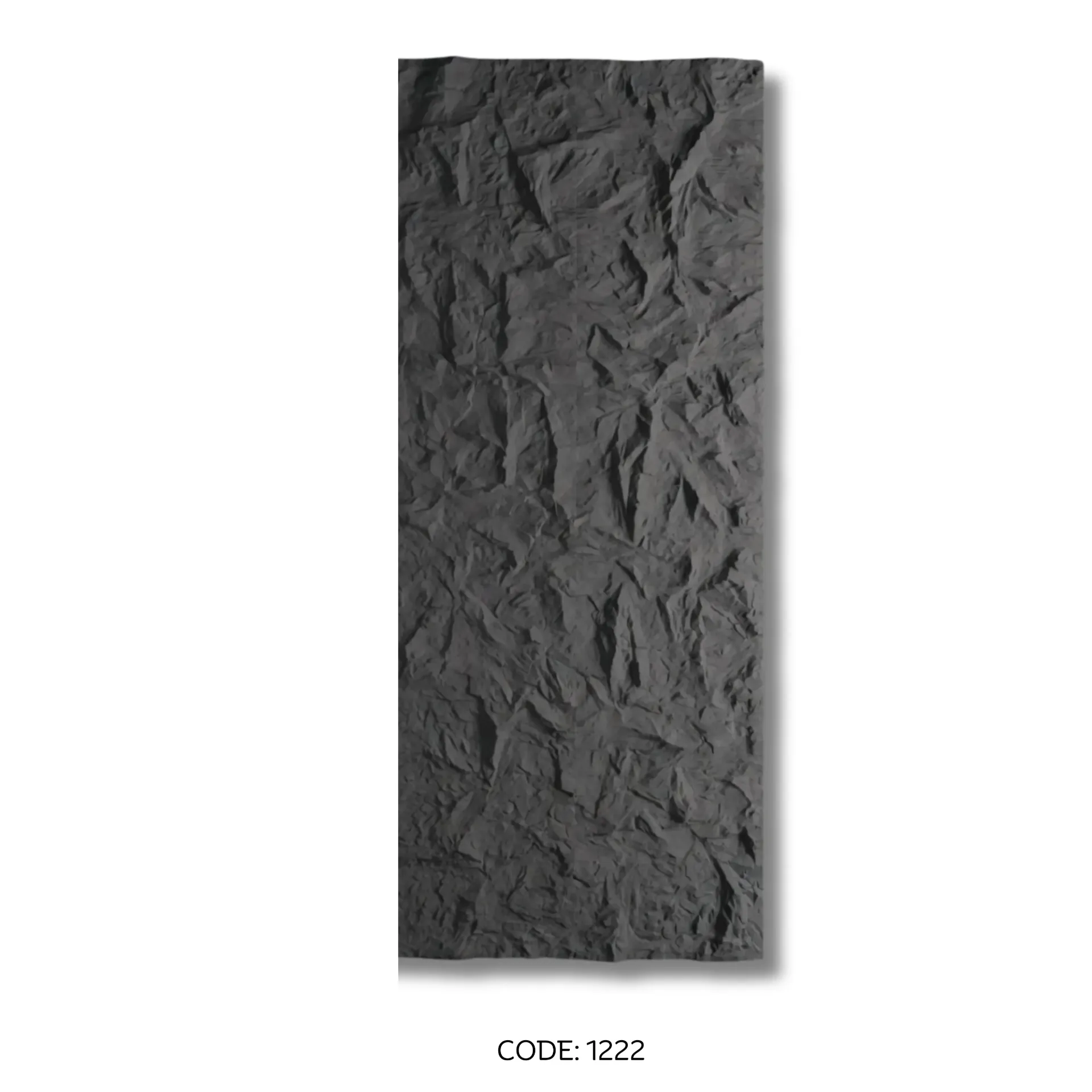[1222] PU Stone 2900x600x25mm K002-1 Black
