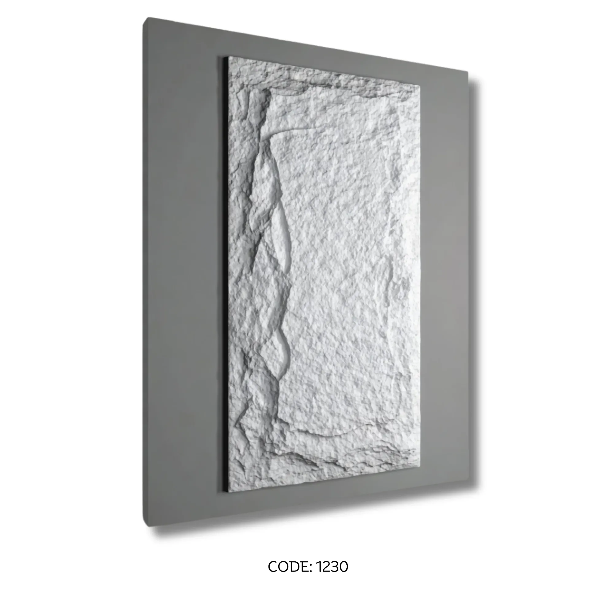 [1230] PU Stone 1200x600x50mm B001-1 White