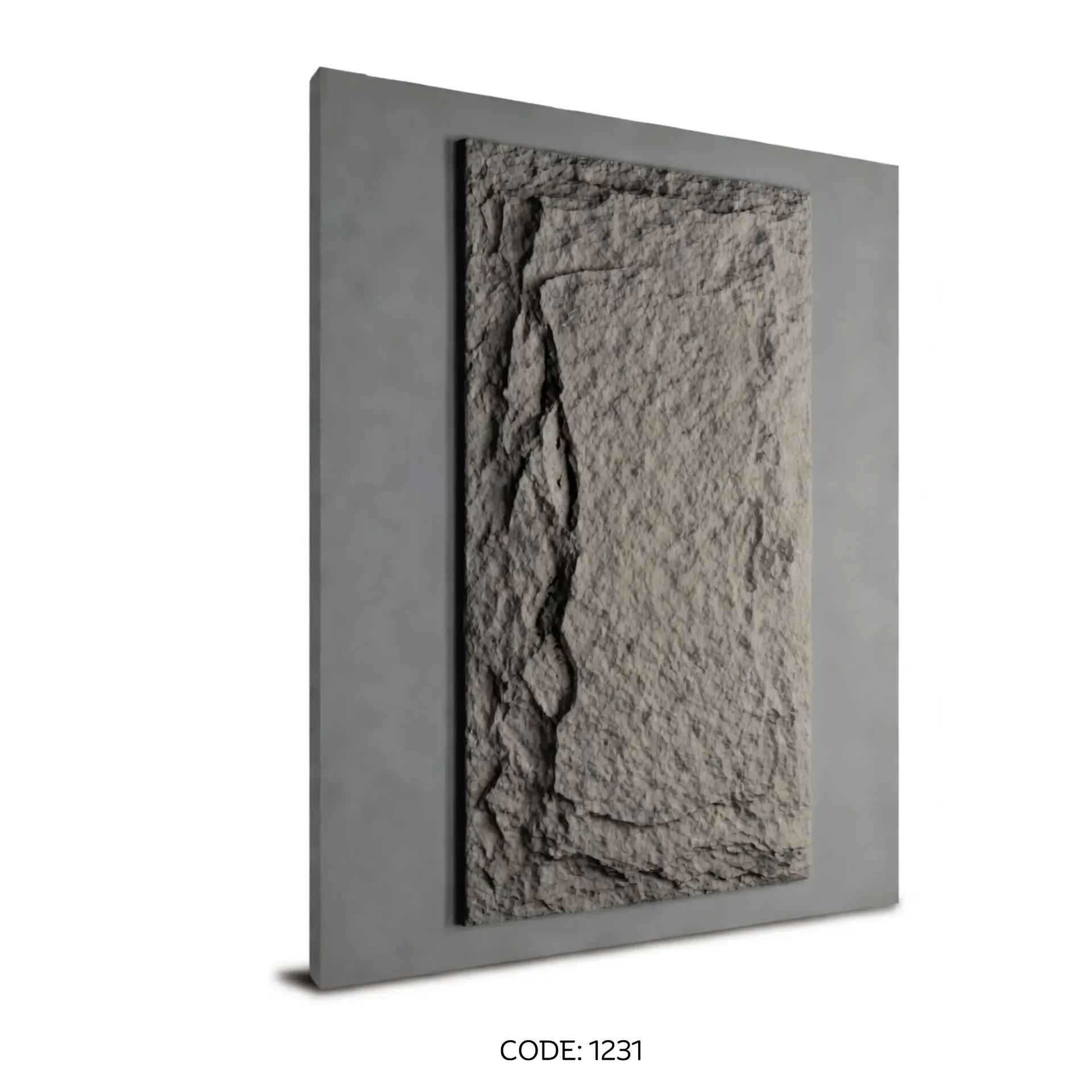 [1231] PU Stone 1200x600x50mm B001-1 Grey