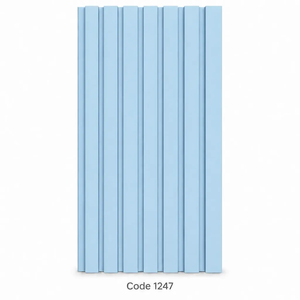 WPC Wall Panel 200x10x2900mm - 1247 Light Blue