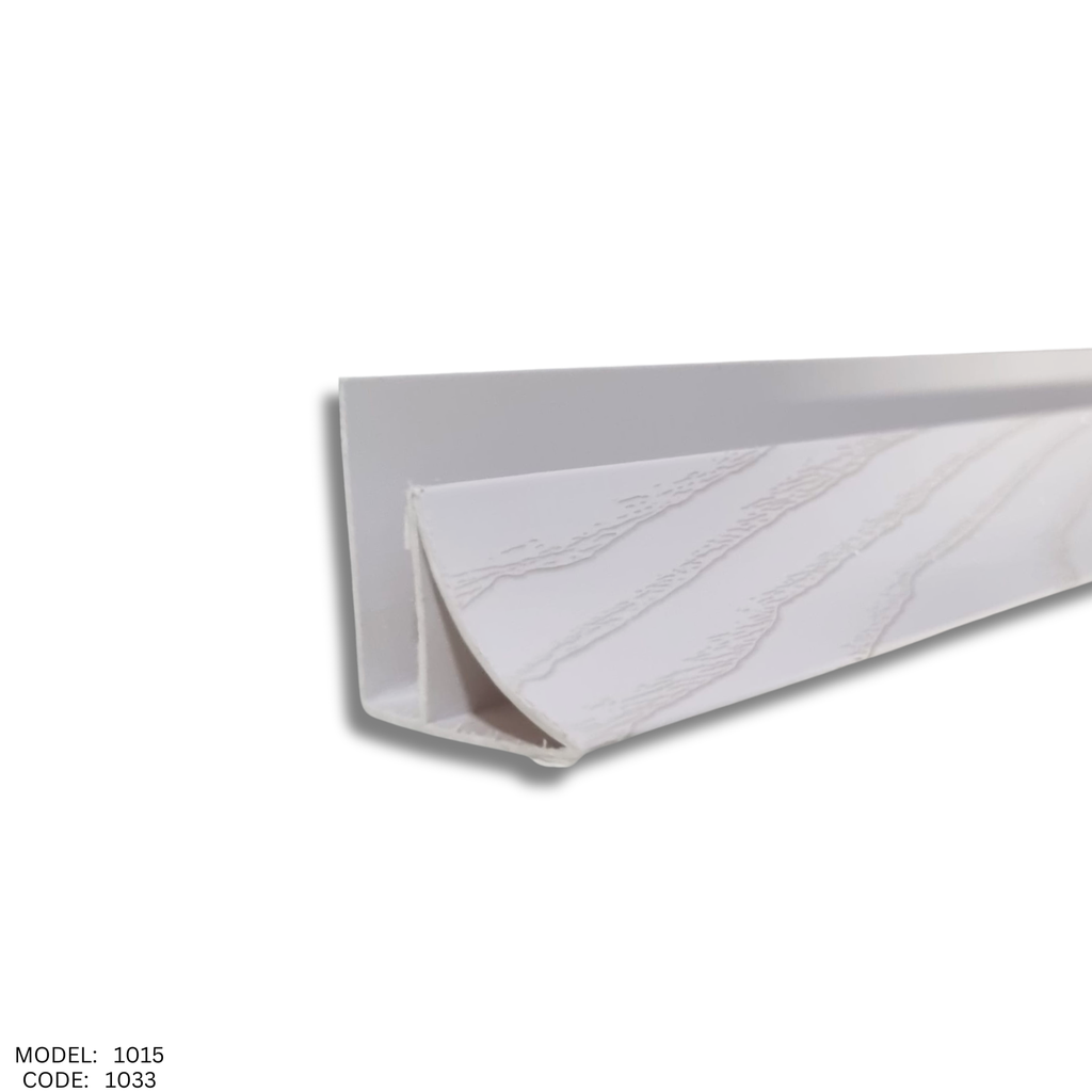 [1033] Pvc ceiling side border 8mmx5.8mtr - 1015
