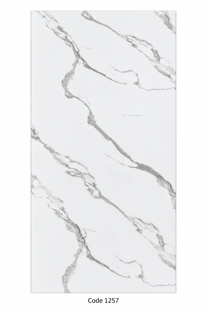 PVC UV Marble sheet Matt 1220x2900mm (4ftx9ft) 3mm - 1257