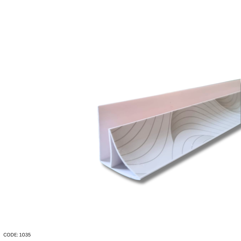 [1035] Pvc ceiling side border 8mmx5.8mtr - 1019