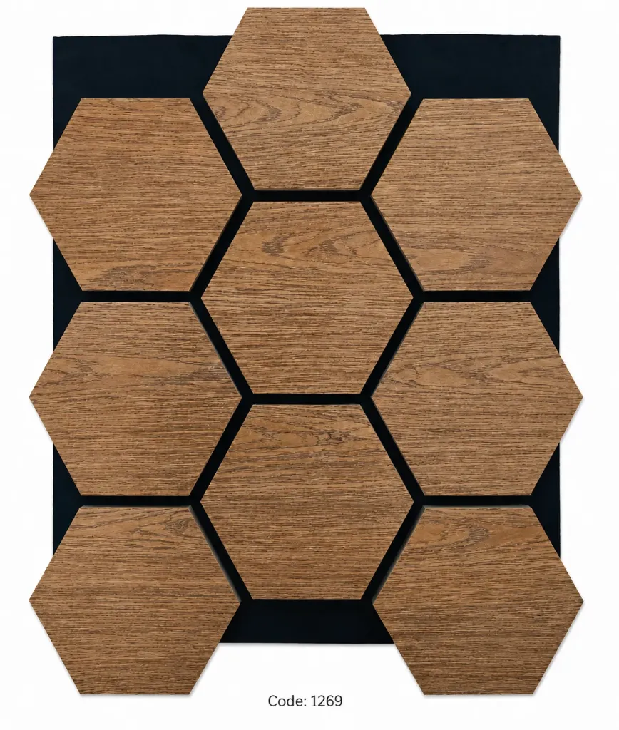 PVC Acoustic panel 810x665mm