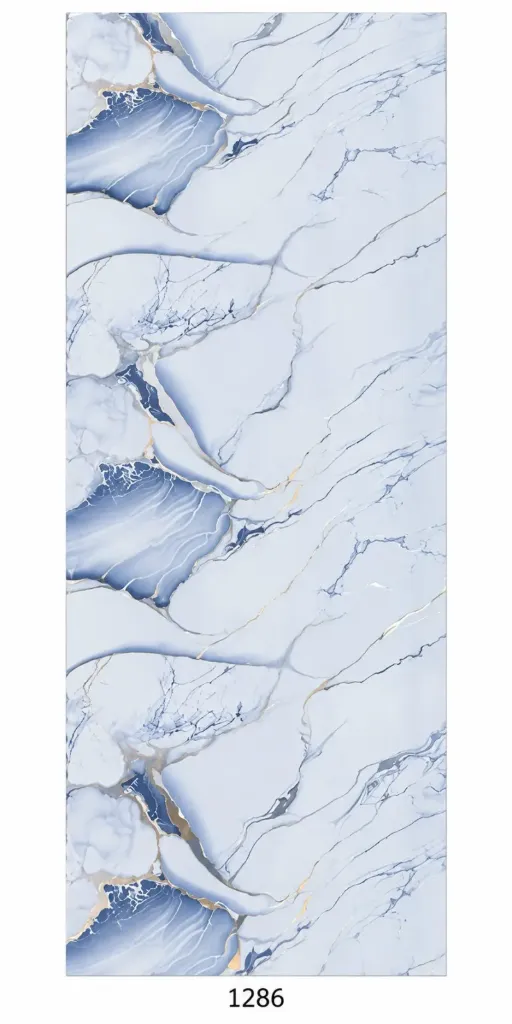 [1286] UV Marble sheet 1220x2900mm MT9055-Y (4ftx9.8ft) 3mm - 1286