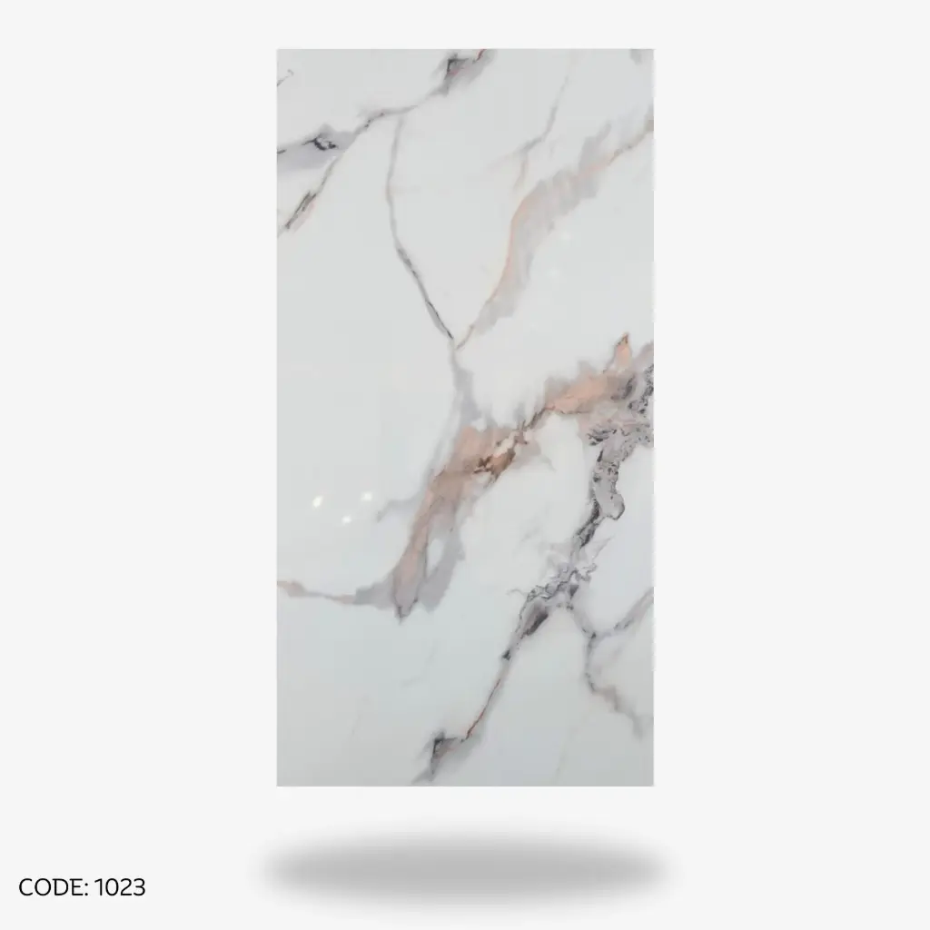 Pvc UV Marble sheet 1220x2900mm (4ftx9.5ft) 3mm - 1023