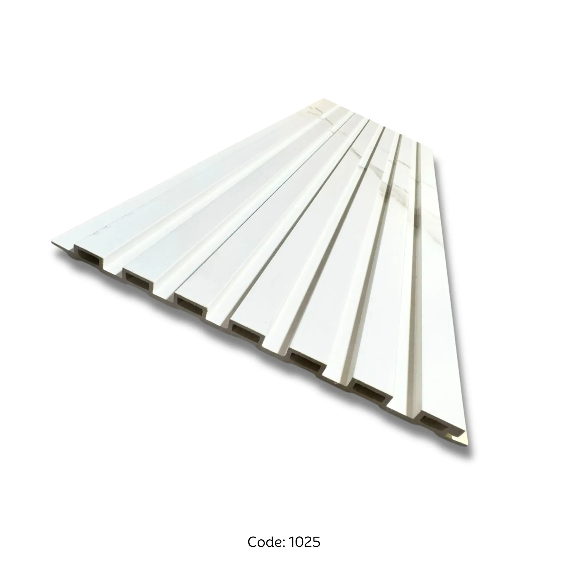 WPC wall panel 200x10x2900mm 1025 White Marble