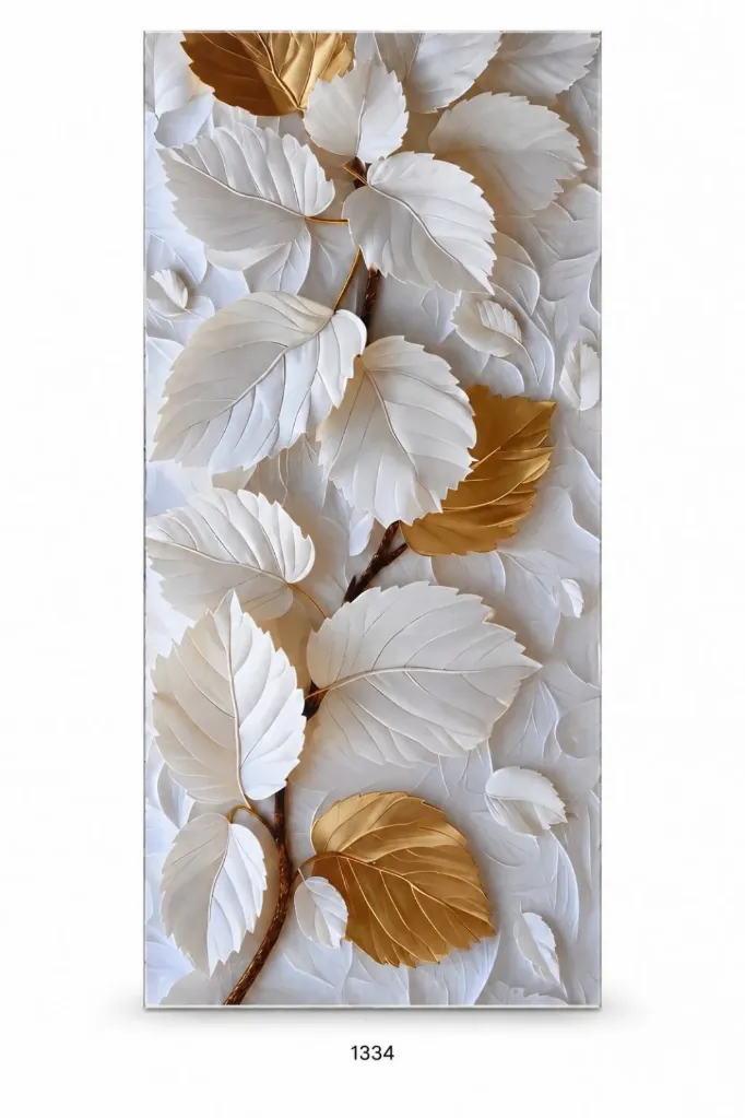 PVC UV Marble sheet 5D 1220x2800mm (4ftx9ft) 3mm - F1002 - 1334