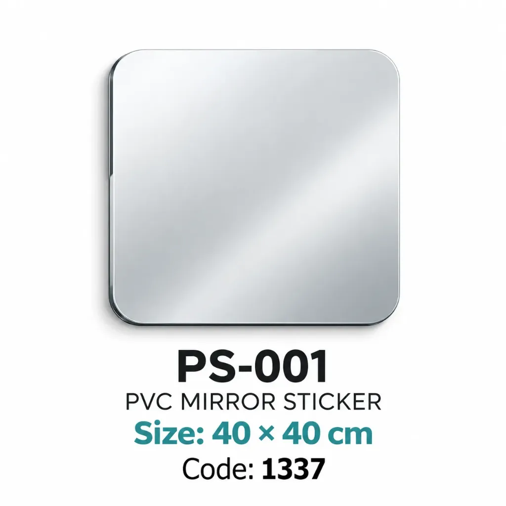 PVC Mirror Sticker Square PS-001 40x40cm