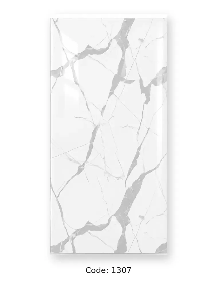 PVC UV Marble sheet Gloss1220x2900mm (4ftx9.5ft) 3mm - 1307