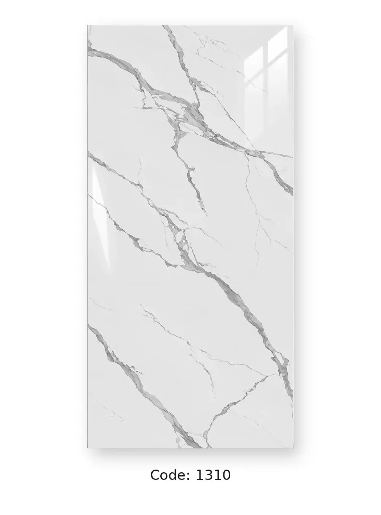 PVC UV Marble sheet Gloss 1220x2900mm (4ftx9.5ft) 3mm - 1310